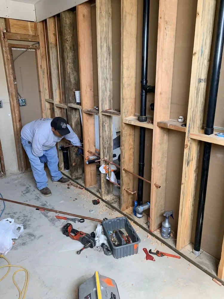 Commercial rough-in plumbing for Water Heater Replacement in Silver Spring
